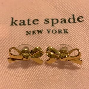 Kate Spade Gold Bow Earrings